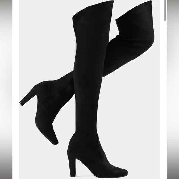 Shoe’N Tale stretch suede boots - Picture 2 of 7